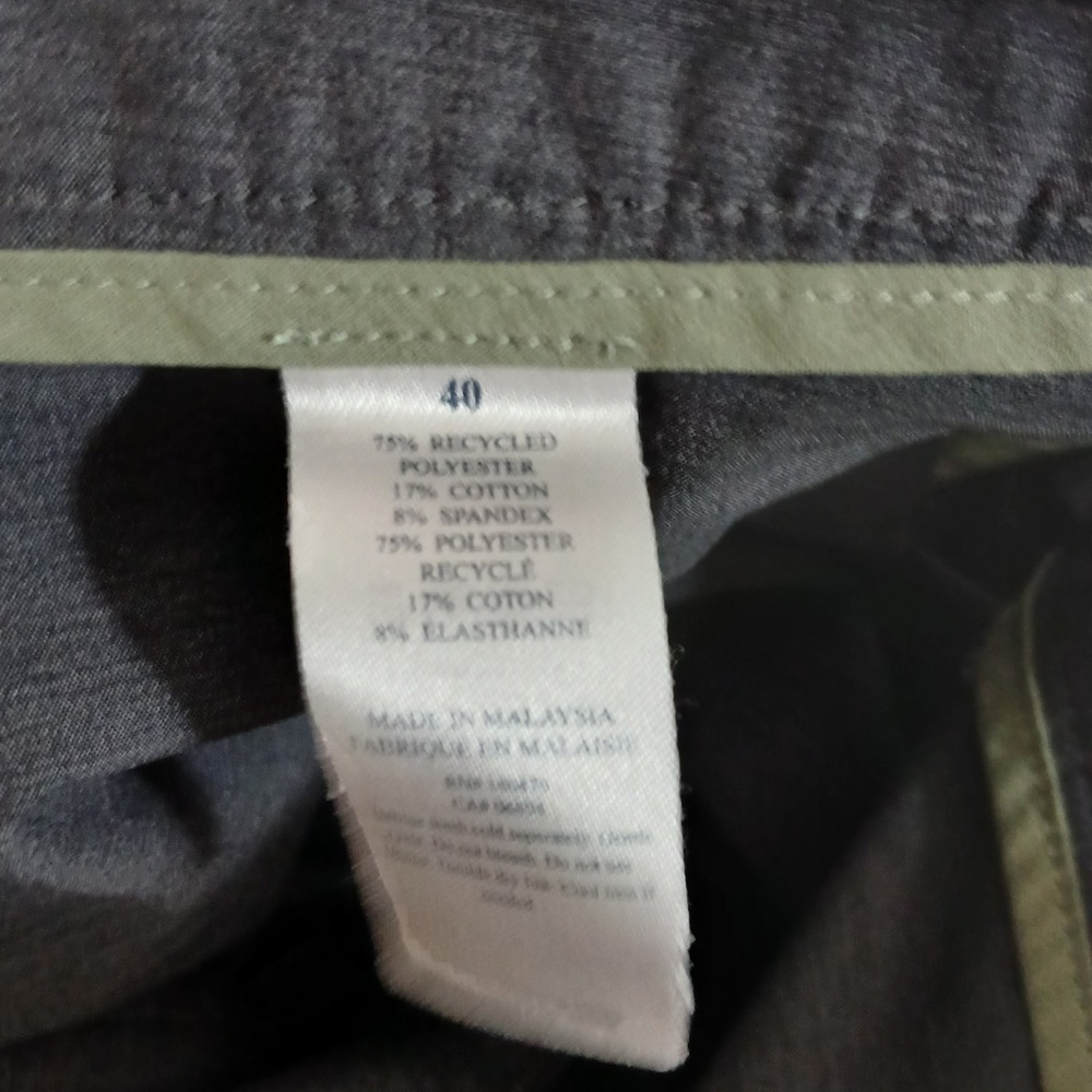 Faherty All Day Shorts Men 40 Charcoal Grey Hybrid Stretch MSC0007 - Picture 9 of 11